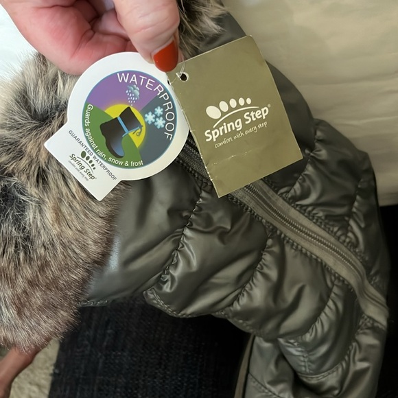 Spring Step Flexus Waterproof Boots Silver Women’s Size 8 1/2 - Picture 3 of 5